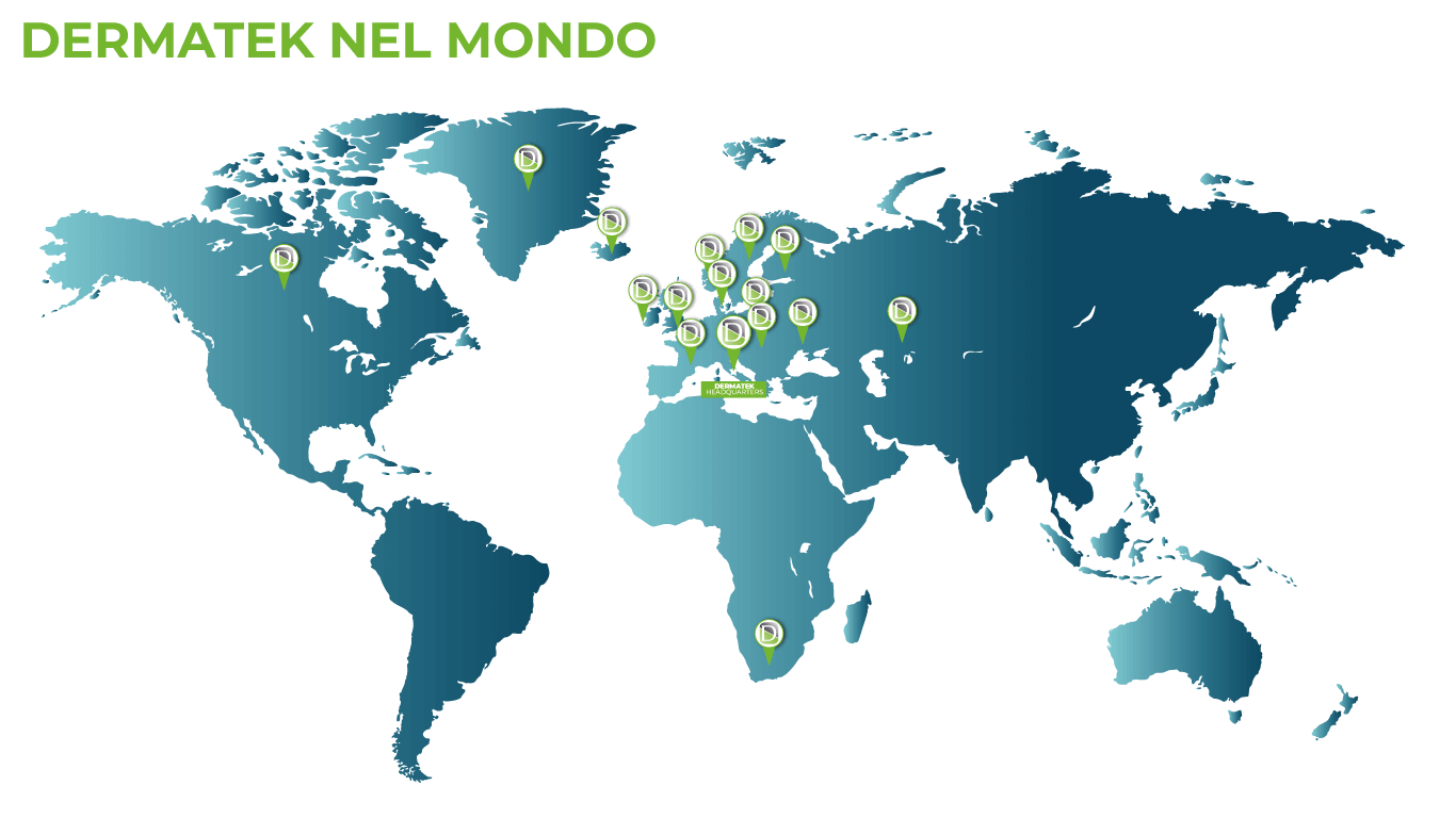 Dermatek nel mondo