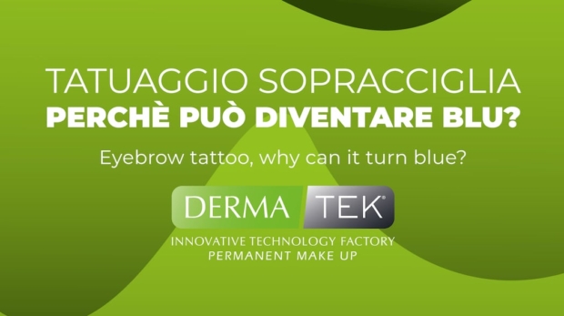 Tatuaggio alle sopracciglia: perchè in alcuni casi può diventare blu.